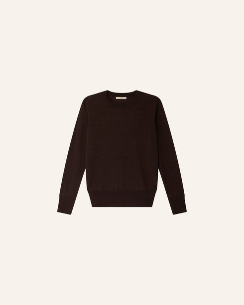 Sessùn round collar jumper teshima coffea